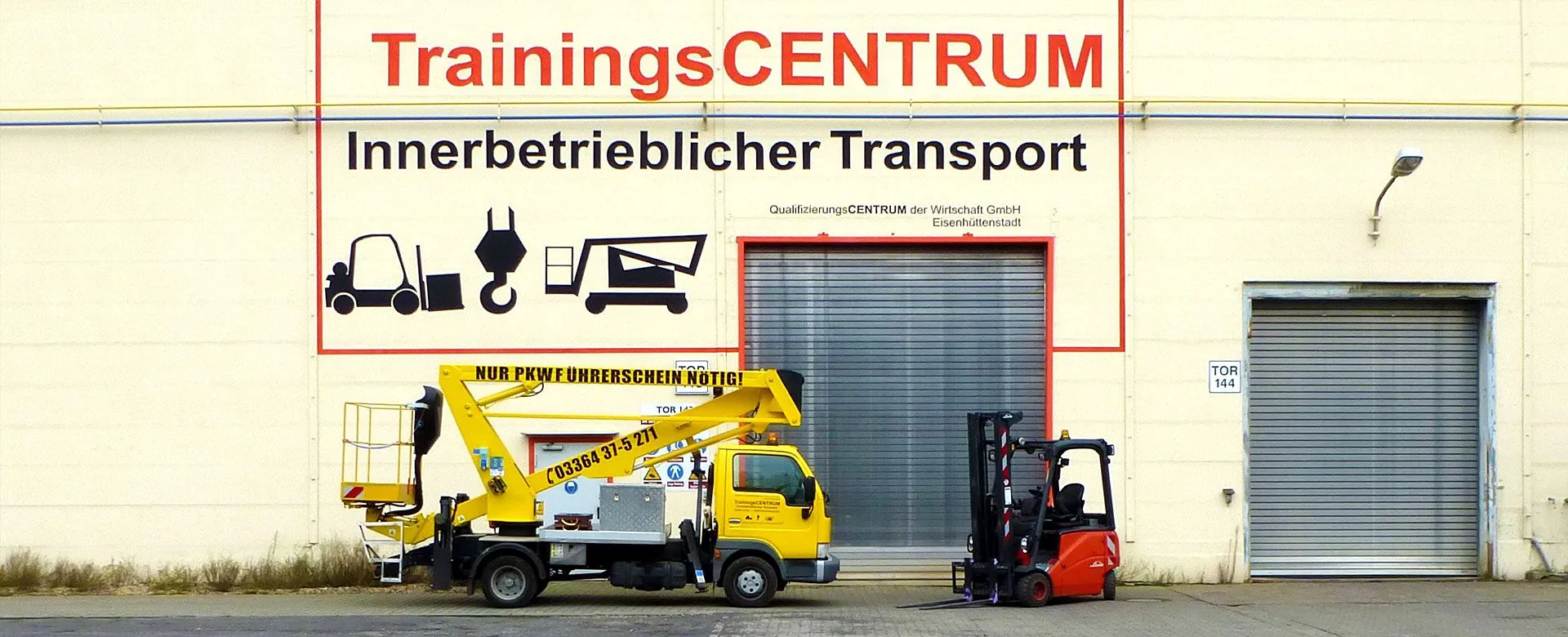 Außenansicht des QCW-Trainingscentrums