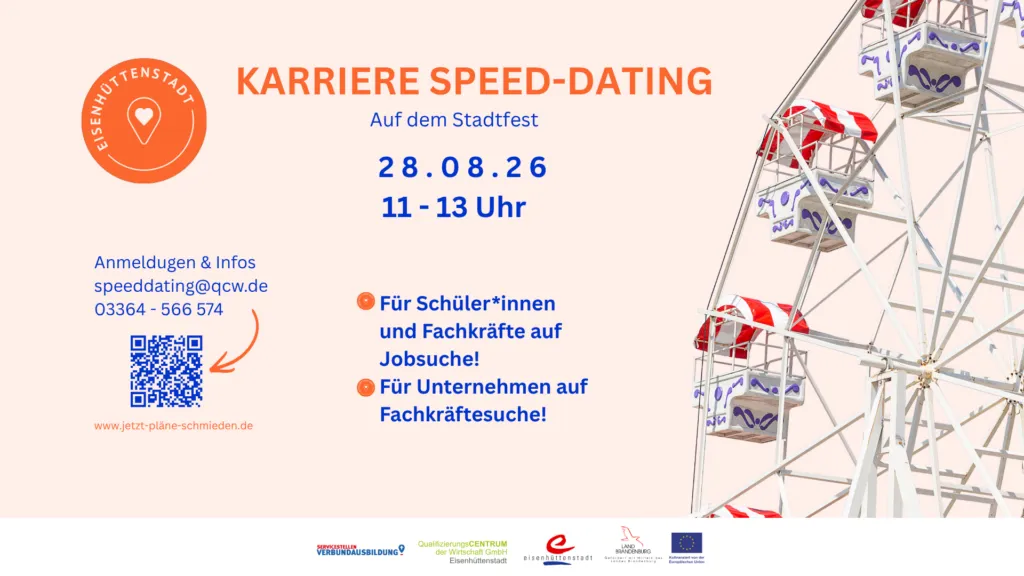 Karriere Speed-Dating: Jetzt anmelden!