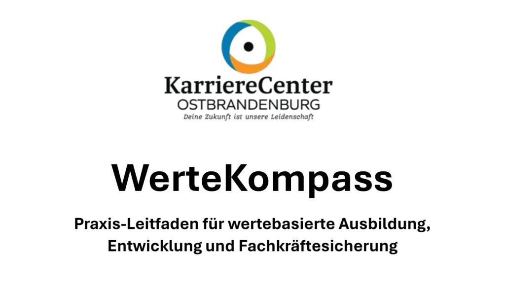 Neues Transferprodukt für wertebasierte Ausbildung und Personalentwicklung ist online!